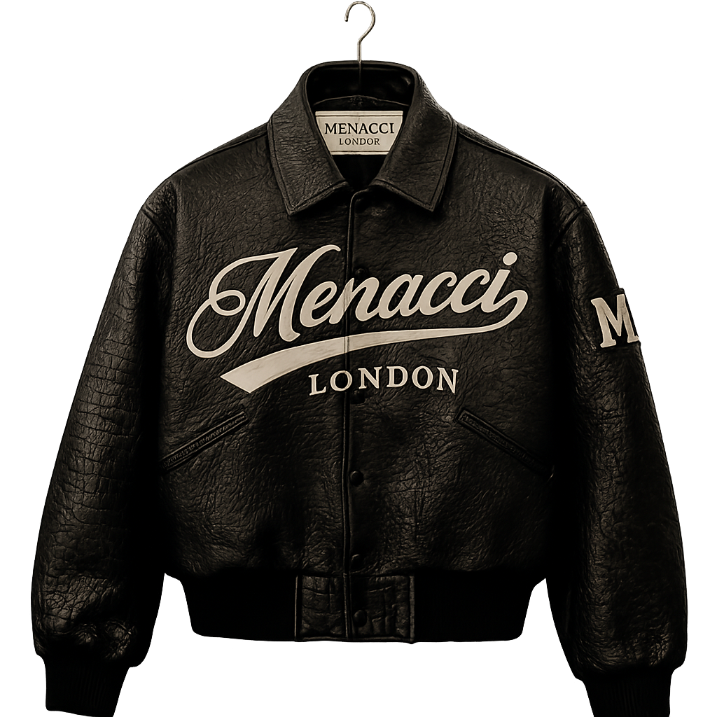 Menacci London Velvet Dusk Leather Jacket